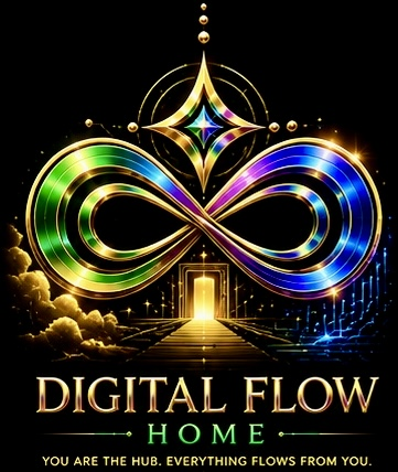 Digital Flow Home — You are the hub. Everything flows from you.